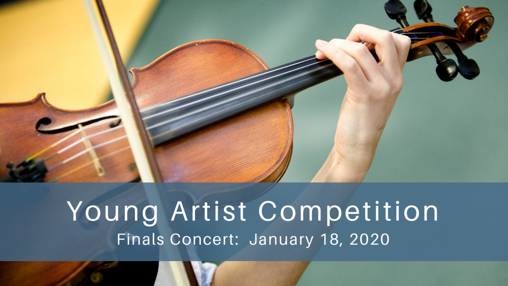 Young Artist Competition Finals Concert ArtsLIVE!